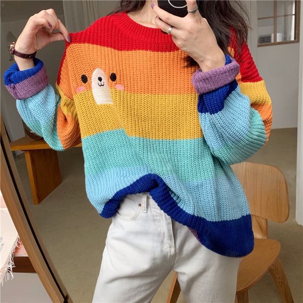 7jt17 новый прекрасный экипаж радуга нашивки в вышитых шеи pulloversweater пуловеры женщин пуловер свитер свободный осенью 2019 lw1jn, White;black
7jt17 новый прекрасный экипаж радуга нашивки в вышитых шеи pulloversweater пуловеры женщин пуловер свитер свободный осенью 2019 lw1jn, White;black