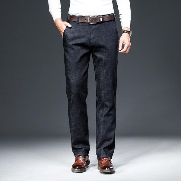 men's jeans 2021 spring autumn classic blue slim-fit business cotton elastic regular fit denim pants male brand trousers 40
men's jeans 2021 spring autumn classic blue slim-fit business cotton elastic regular fit denim pants male brand trousers 40