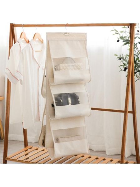 5 pocket hanging handbag organizer wardrobe closet storage bag door wall hanger m68e
5 pocket hanging handbag organizer wardrobe closet storage bag door wall hanger m68e