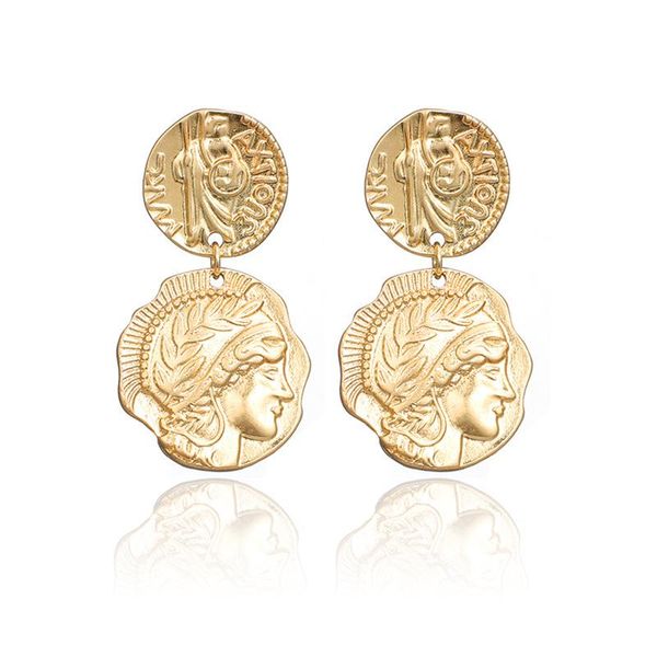 dangle & chandelier individuality irregular ethnic style metal texture earrings simple retro round character letter portrait, Silver
dangle & chandelier individuality irregular ethnic style metal texture earrings simple retro round character letter portrait, Silver