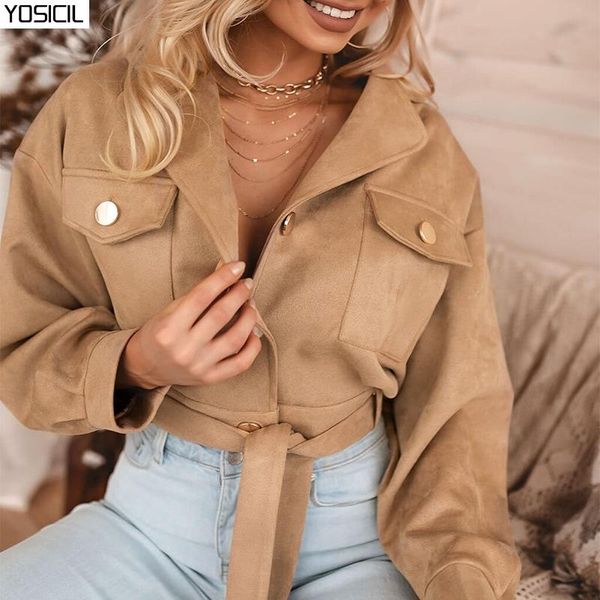 yosicil causal camel autumn winter female jacket high street fashion long sleeve short jacket elegant bat style short outwear, Black;brown
yosicil causal camel autumn winter female jacket high street fashion long sleeve short jacket elegant bat style short outwear, Black;brown