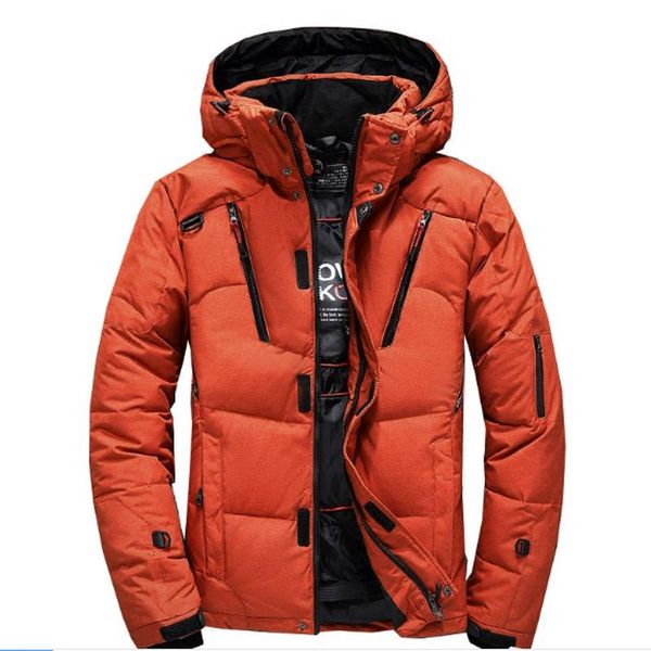 men's down & parkas men quality thick warm winter jacket hooded thicken duck parka coat casual slim overcoat with many pockets mens, Black
men's down & parkas men quality thick warm winter jacket hooded thicken duck parka coat casual slim overcoat with many pockets mens, Black
