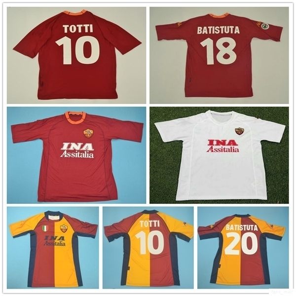 2000 2001 2002 retro roma soccer jerseys 00 01 02 totti batistuta candela montella custom classic vintage 00 01 02 rome football shirt, Black;yellow
2000 2001 2002 retro roma soccer jerseys 00 01 02 totti batistuta candela montella custom classic vintage 00 01 02 rome football shirt, Black;yellow