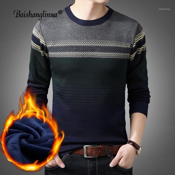 men's sweaters baishanglinna sweater men o-neck pullover winter slim fit long sleeve shirt thick knitted wool pull homme 182081, White;black
men's sweaters baishanglinna sweater men o-neck pullover winter slim fit long sleeve shirt thick knitted wool pull homme 182081, White;black
