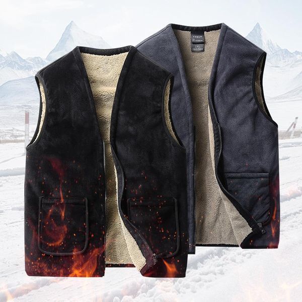 henchiry new men's jackets vests winter men's warm sleeveless vest men casual male waistcoat autumn male fleece mens vest jacket1, Black;white
henchiry new men's jackets vests winter men's warm sleeveless vest men casual male waistcoat autumn male fleece mens vest jacket1, Black;white