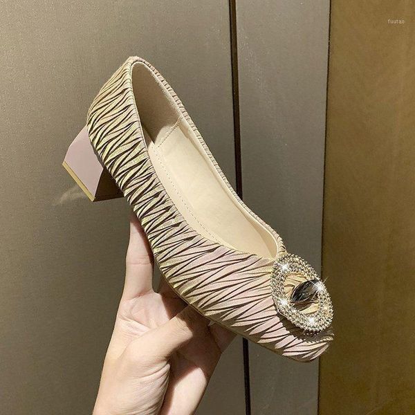 shine crystal ring buckle woman pumps pleated slip on square toe offices shoes mature ladies folds chunky high heels shoes mujer1, Black
shine crystal ring buckle woman pumps pleated slip on square toe offices shoes mature ladies folds chunky high heels shoes mujer1, Black