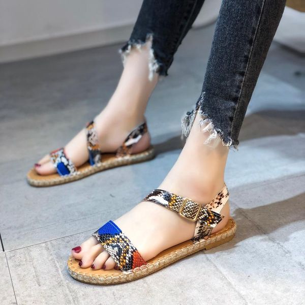 sandals female fish mouth rope bottom casual flat ladies beach shoes fashion all-match personality, Black
sandals female fish mouth rope bottom casual flat ladies beach shoes fashion all-match personality, Black