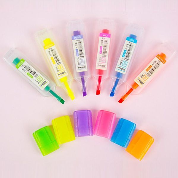 6pcs creative cute mini high capacity highlighter hand account pen child gift marker pen office school supplies wholesale h bbyojw, Black;red
6pcs creative cute mini high capacity highlighter hand account pen child gift marker pen office school supplies wholesale h bbyojw, Black;red