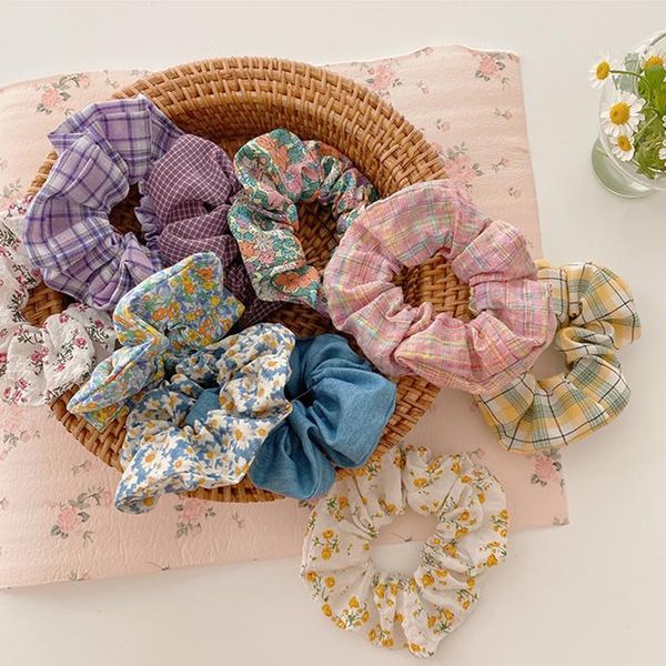 aomu korea fashion vintage floral plaid hair bands for women 2020 spring colorful flower elastic hair ponytail holders sqcsnb new_dhbest, Golden;white
aomu korea fashion vintage floral plaid hair bands for women 2020 spring colorful flower elastic hair ponytail holders sqcsnb new_dhbest, Golden;white