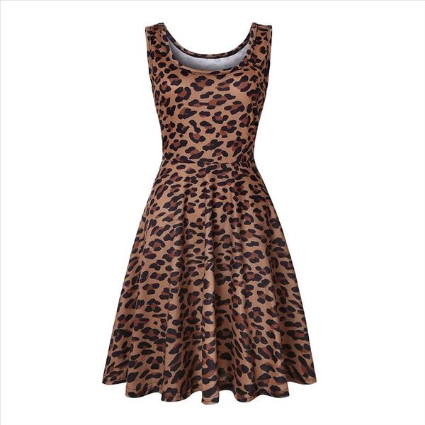 summer dress casual beach sundress womens sleevelesss leopard snake a line mini dress new female vintage floral printed dresses, Black;gray
summer dress casual beach sundress womens sleevelesss leopard snake a line mini dress new female vintage floral printed dresses, Black;gray