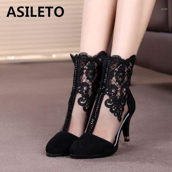 asileto zipper summer boots lace flowers mesh ankle boots women sandalia high heels party office shoes botas mujer big size 431, Black
asileto zipper summer boots lace flowers mesh ankle boots women sandalia high heels party office shoes botas mujer big size 431, Black