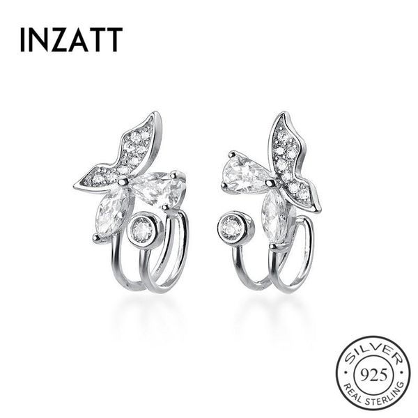 hoop & huggie inzareal 925 sterling silver zircon butterfly earrings for fashion women party fine jewelry minimalist accessories gift, Golden;silver
hoop & huggie inzareal 925 sterling silver zircon butterfly earrings for fashion women party fine jewelry minimalist accessories gift, Golden;silver