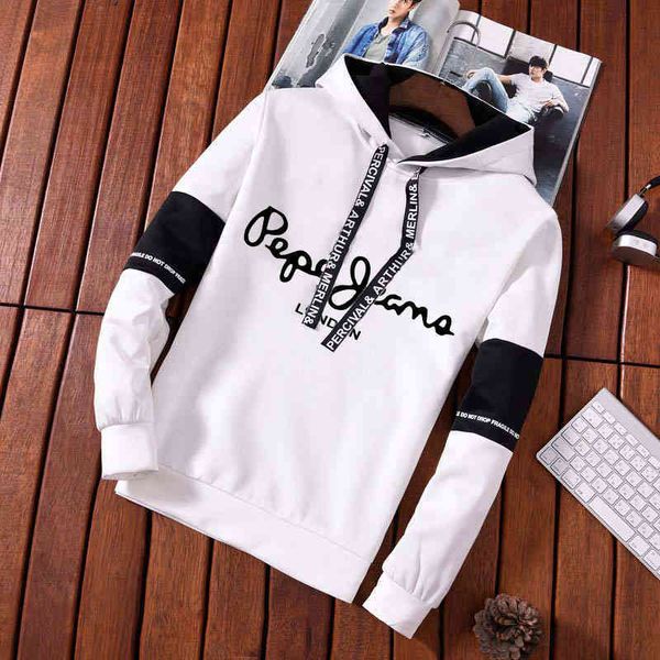 jott printed new autumn men's clothing black white stitching sweatshirt fashion letter drawstring pullover hoodies
jott printed new autumn men's clothing black white stitching sweatshirt fashion letter drawstring pullover hoodies