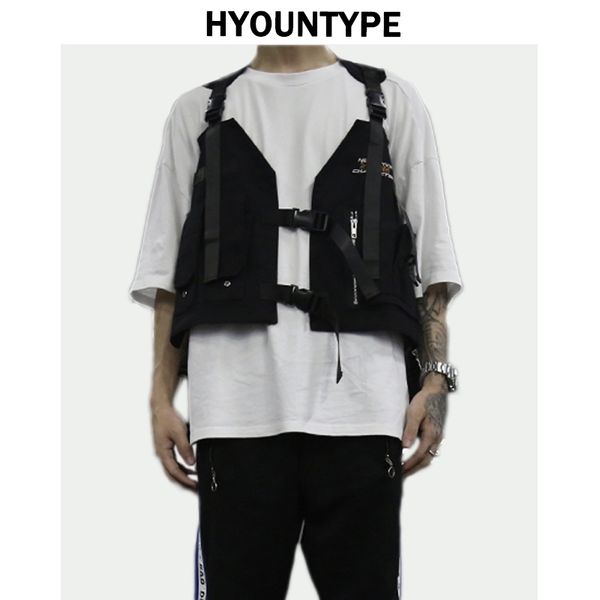 fashion hip hop sleeveless vests men cargo waistcoat with pockets military jacket new streetwear tactical vest sweatshirts 201114, Black;white
fashion hip hop sleeveless vests men cargo waistcoat with pockets military jacket new streetwear tactical vest sweatshirts 201114, Black;white