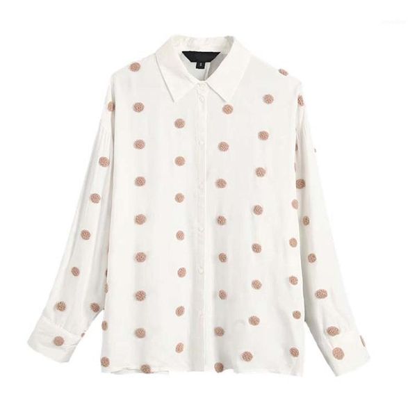 blouse shirt women embroidery dot turn down collar shirt autumn long sleeve business blouse casual twill tunic female 1, White
blouse shirt women embroidery dot turn down collar shirt autumn long sleeve business blouse casual twill tunic female 1, White