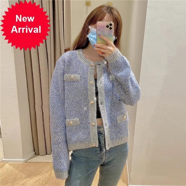 new female 2021 fashionable new runway elegant blue winter gleaming silk sweater luxury design around neck cardigan jacket clothes l4gv, White;black
new female 2021 fashionable new runway elegant blue winter gleaming silk sweater luxury design around neck cardigan jacket clothes l4gv, White;black