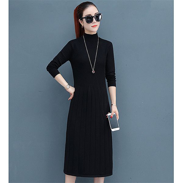 2021 new dressed knitted or crocheted thin korean women new winter fashion long sleeve stripe knee high in women's nightgown, Black;gray
2021 new dressed knitted or crocheted thin korean women new winter fashion long sleeve stripe knee high in women's nightgown, Black;gray