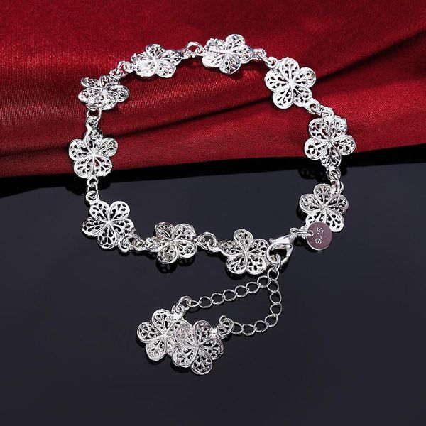 new arrive beautiful bracelet noble flower chain fashion wedding party silver cute lady nice women bracelet jewelry lh013 h bbyzrn, Black
new arrive beautiful bracelet noble flower chain fashion wedding party silver cute lady nice women bracelet jewelry lh013 h bbyzrn, Black