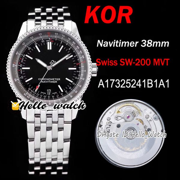 new b01 a17325241b1a1 kor 38mm swiss sw200 automatic mens womens watch black inner black dial ss bracelet edition hello_watch, Slivery;brown
new b01 a17325241b1a1 kor 38mm swiss sw200 automatic mens womens watch black inner black dial ss bracelet edition hello_watch, Slivery;brown