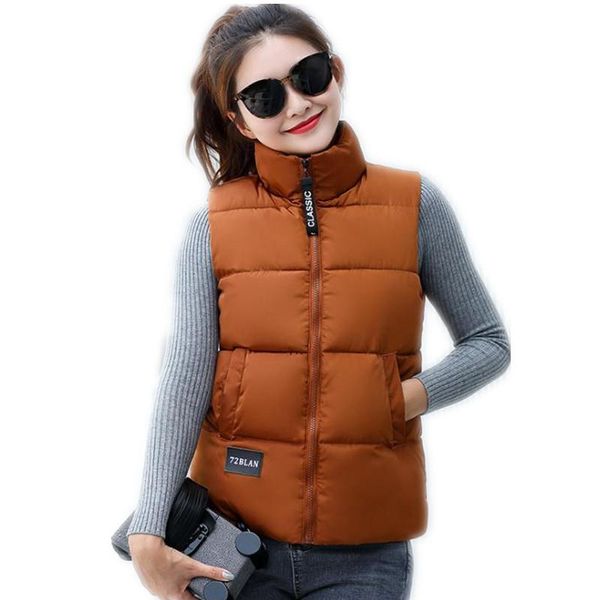 women's vests 2021 spring autumn women short down cotton vest female stand-collar waistcoat fashion outerwear casual vestq371, Black;white
women's vests 2021 spring autumn women short down cotton vest female stand-collar waistcoat fashion outerwear casual vestq371, Black;white