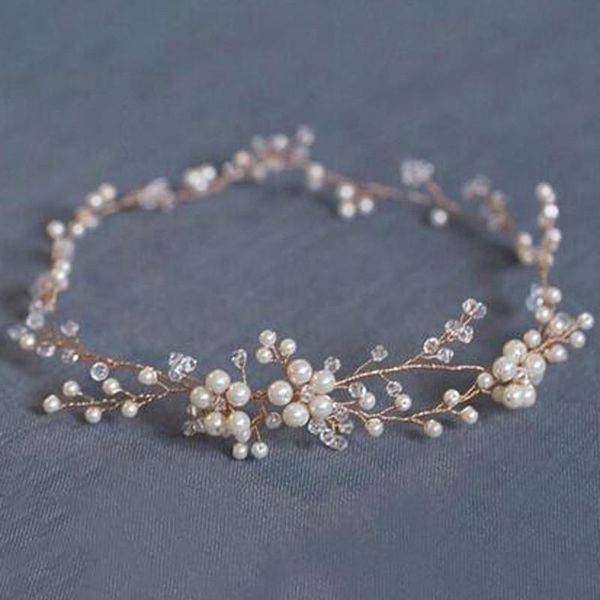 handmade pearls flower vine tiara headbands wedding bridal hair jewelry accessories soft diy head chain for bride hair ornaments, Golden;silver
handmade pearls flower vine tiara headbands wedding bridal hair jewelry accessories soft diy head chain for bride hair ornaments, Golden;silver