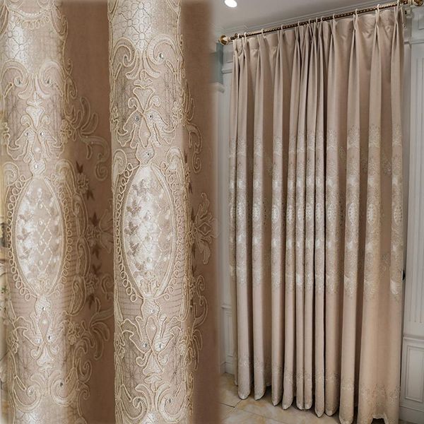 curtain & drapes luxury khaki embroidered blackout curtains for villa living room royal custom bedroom els
curtain & drapes luxury khaki embroidered blackout curtains for villa living room royal custom bedroom els