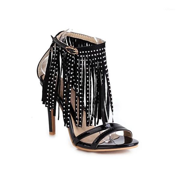 new arrival sandals women 2021 gladiator ankle tassels high heels fashion wedding party ladies shoes large size 32-50 t3081, Black
new arrival sandals women 2021 gladiator ankle tassels high heels fashion wedding party ladies shoes large size 32-50 t3081, Black