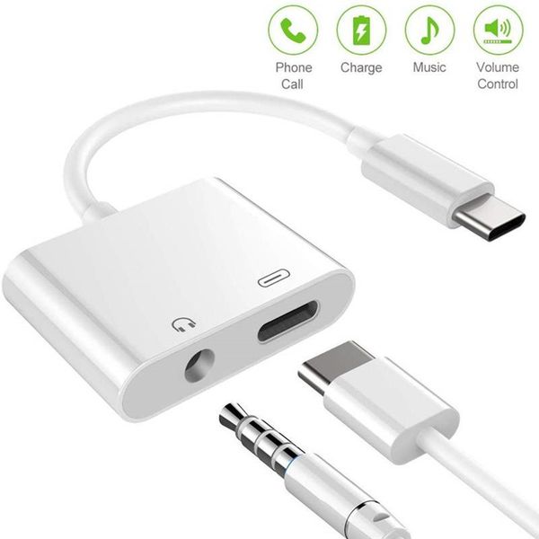 2 In 1 Dual Jack earphone Adapter For Samsung S20 S10 Huawei USB Type C to 3.5mm AUX Audio Headphones Splitter Charging Converter
2 In 1 Dual Jack earphone Adapter For Samsung S20 S10 Huawei USB Type C to 3.5mm AUX Audio Headphones Splitter Charging Converter