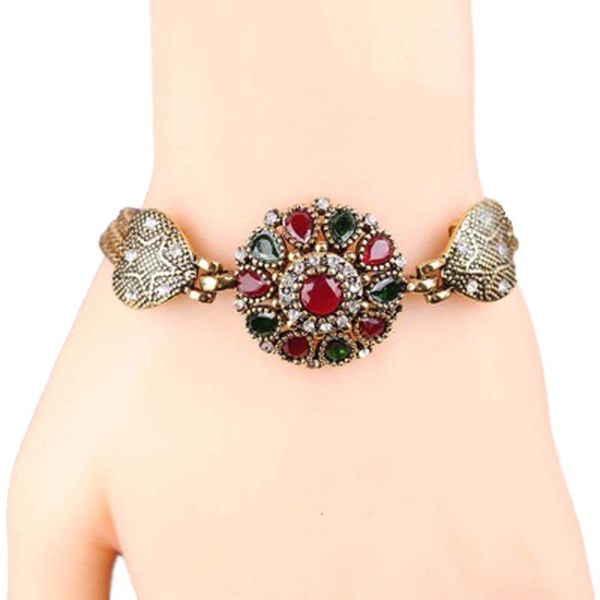turkey bracelet for women tibetan alloy red resin gold color bangle retro bohemian roman royal jewelry, Black
turkey bracelet for women tibetan alloy red resin gold color bangle retro bohemian roman royal jewelry, Black