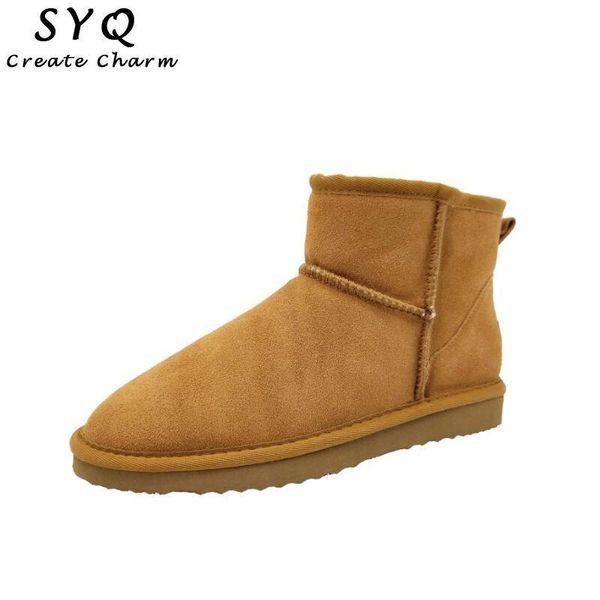 brands 2020 women snow boots 100% genuine cowhide leather ankle boots warm winter australia woman shoes size 3-14, Black
brands 2020 women snow boots 100% genuine cowhide leather ankle boots warm winter australia woman shoes size 3-14, Black
