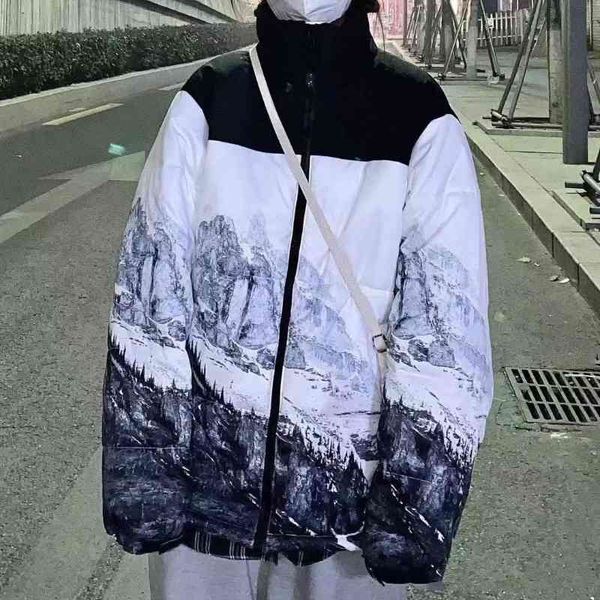 women's down & parkas winter brand snow mountain print warm down padded jacket men's sports and leisure stand-up collar h, Black
women's down & parkas winter brand snow mountain print warm down padded jacket men's sports and leisure stand-up collar h, Black