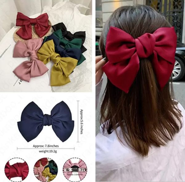 girls large bow knot hairgrips bohemian hairbow ties hair clips women hair accessories bowknot hairpins ponytail holder headress, Slivery;white
girls large bow knot hairgrips bohemian hairbow ties hair clips women hair accessories bowknot hairpins ponytail holder headress, Slivery;white