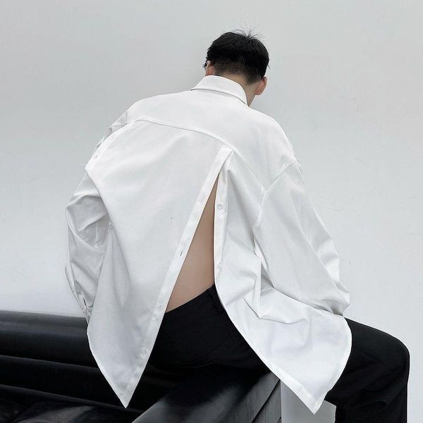 neploha men's white solid color long sleeve shirt korean streetwear woman 2021 fashion harajuku male clothing, White;black
neploha men's white solid color long sleeve shirt korean streetwear woman 2021 fashion harajuku male clothing, White;black
