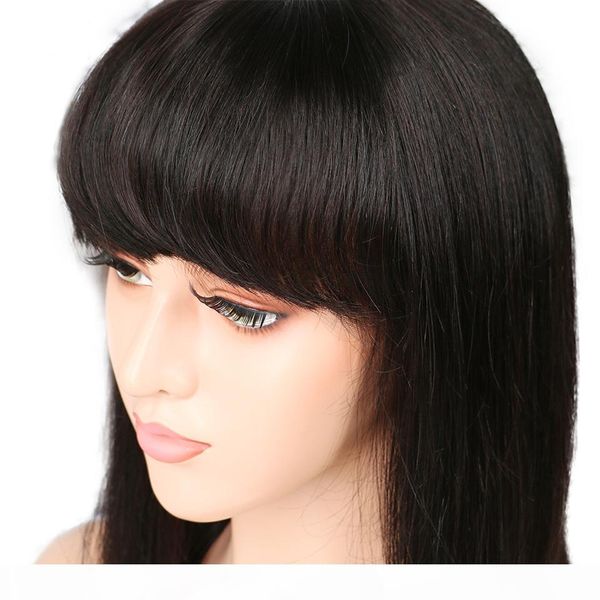 lace front human hair wigs with thick bangs peruvian non-remy hair pre plucked bob wig natural black lace wig
lace front human hair wigs with thick bangs peruvian non-remy hair pre plucked bob wig natural black lace wig