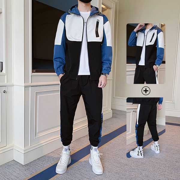 men's носите набор collocation красивого двухкусочного leisure suit 2020 новый стиль мода люди в корейском стиле outfit функция wind coa, White;black
men's носите набор collocation красивого двухкусочного leisure suit 2020 новый стиль мода люди в корейском стиле outfit функция wind coa, White;black
