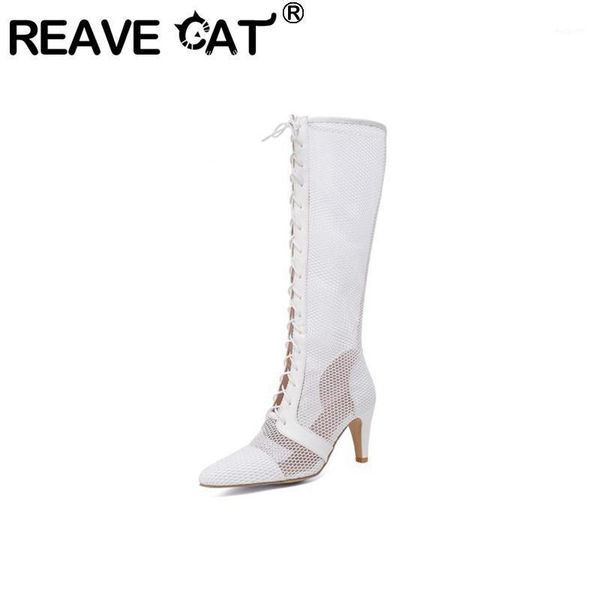 boots reave cat ladies knee 2021 pointed toe 8.5cm spike heels lace-up mesh ins breathable big size 32-47 summer c22311, Black
boots reave cat ladies knee 2021 pointed toe 8.5cm spike heels lace-up mesh ins breathable big size 32-47 summer c22311, Black