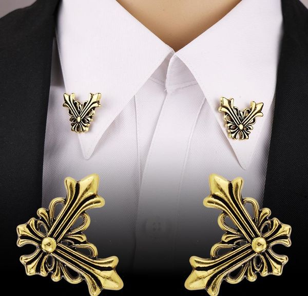 suit brooch men's coat cross brooch premium shirt collar buckle collar pin alloy pin accessories xaply, Gray
suit brooch men's coat cross brooch premium shirt collar buckle collar pin alloy pin accessories xaply, Gray