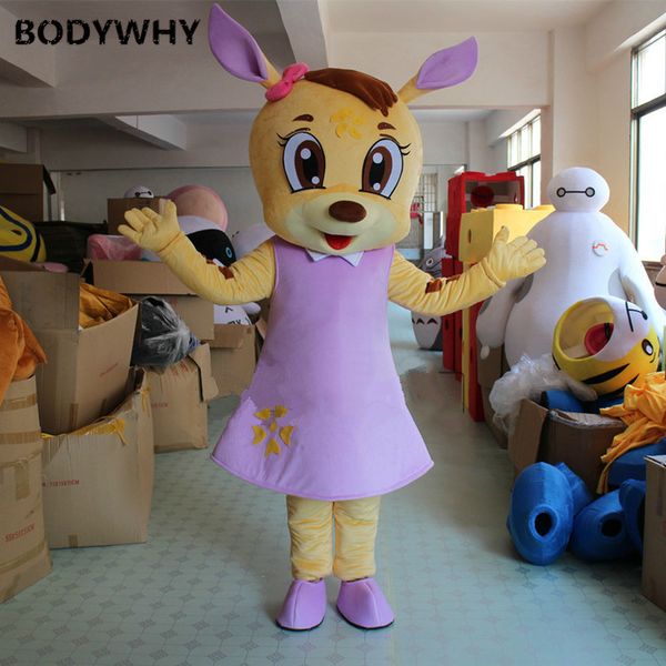 mascot costumes cartoon sika deer mascot costume advertising carnival xmas birthday festival apparel custom-made high quality, Red;yellow
mascot costumes cartoon sika deer mascot costume advertising carnival xmas birthday festival apparel custom-made high quality, Red;yellow