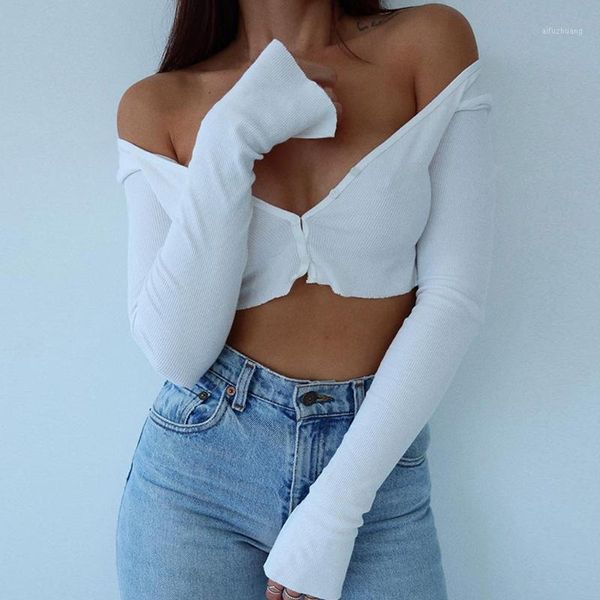 women vintage fashion ladies solid cardigan v-neck button t-shirt solid knitted long sleeve slim tshirt women clothes1, White
women vintage fashion ladies solid cardigan v-neck button t-shirt solid knitted long sleeve slim tshirt women clothes1, White