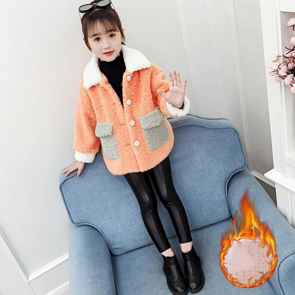 2020 autumn winter new kids girls thicken velvet warm outerwear baby girls casual medium long jacket children's woolen coats k43, Blue;gray
2020 autumn winter new kids girls thicken velvet warm outerwear baby girls casual medium long jacket children's woolen coats k43, Blue;gray