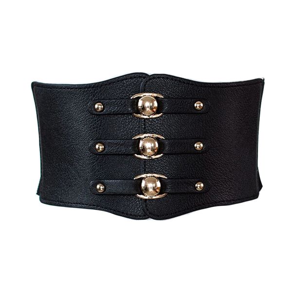 desgin elastic wide Belts for women vintage metal buckle waistband cintos female leather rivet ultra wide belt
desgin elastic wide Belts for women vintage metal buckle waistband cintos female leather rivet ultra wide belt