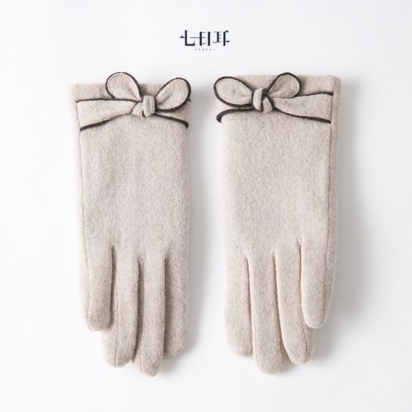simple wool women bow autumn and winter plus cashmere thickening warm driving touch screen gloves woman, Blue;gray
simple wool women bow autumn and winter plus cashmere thickening warm driving touch screen gloves woman, Blue;gray