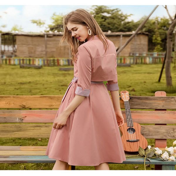 spring 2019 new korean version slim five sleeve fashion coat women's mid - long high-grade trench, Tan;black
spring 2019 new korean version slim five sleeve fashion coat women's mid - long high-grade trench, Tan;black