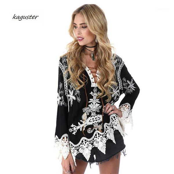 women's blouses & shirts kaguster 2021 feather embroidery blouse women streetwear long sleeve regular promotion blusa mujer boho clothi, White
women's blouses & shirts kaguster 2021 feather embroidery blouse women streetwear long sleeve regular promotion blusa mujer boho clothi, White