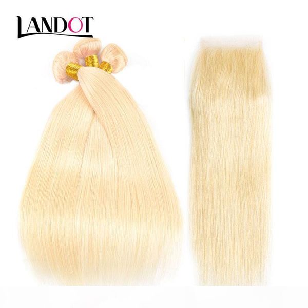 9a color 613 bleach blonde lace closures with 3 bundles brazilian straight virgin human hair weave peruvian malaysian indian hair extensions, Black
9a color 613 bleach blonde lace closures with 3 bundles brazilian straight virgin human hair weave peruvian malaysian indian hair extensions, Black