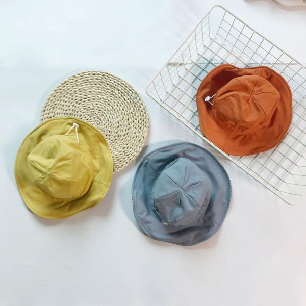 children's hat spring and summer new style double-faced can wear bucket hat plaid solid color semi-adjustable baby1, Yellow
children's hat spring and summer new style double-faced can wear bucket hat plaid solid color semi-adjustable baby1, Yellow