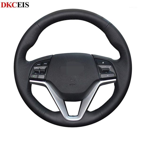 hand-stitched black soft pu artificial leather car steering wheel covers wrap for tucson 3 2020 20201
hand-stitched black soft pu artificial leather car steering wheel covers wrap for tucson 3 2020 20201