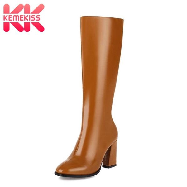 kemekiss women high heel boots thick heel zipper woman winter shoes fashion cool knee high boots woman footwear size 34-43, Black
kemekiss women high heel boots thick heel zipper woman winter shoes fashion cool knee high boots woman footwear size 34-43, Black