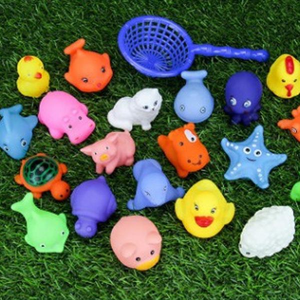 20pcs children's bath toys baby pinch called silicone small animal toy safe silicone material non toxic children's bath artifact w
20pcs children's bath toys baby pinch called silicone small animal toy safe silicone material non toxic children's bath artifact w