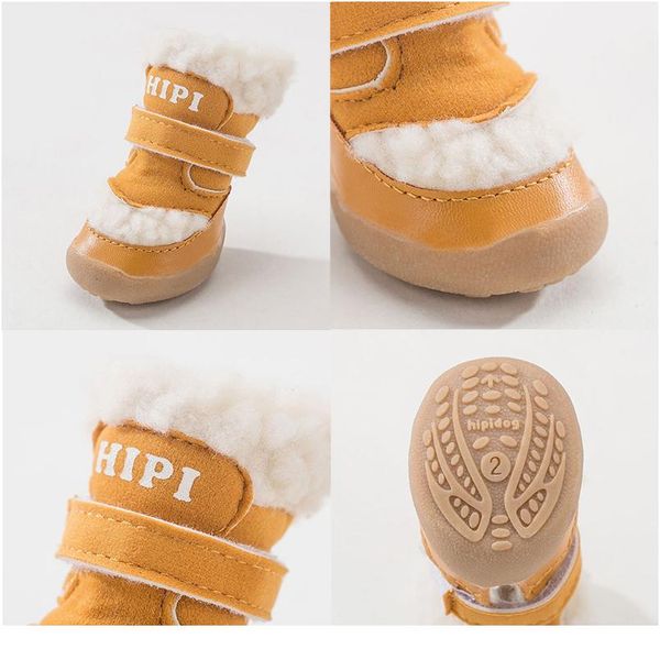 4pcs/set winter warm anti-slip pet shoes deerskin for small dogs cats chihuahua yorkie thick dog boo jlljju
4pcs/set winter warm anti-slip pet shoes deerskin for small dogs cats chihuahua yorkie thick dog boo jlljju